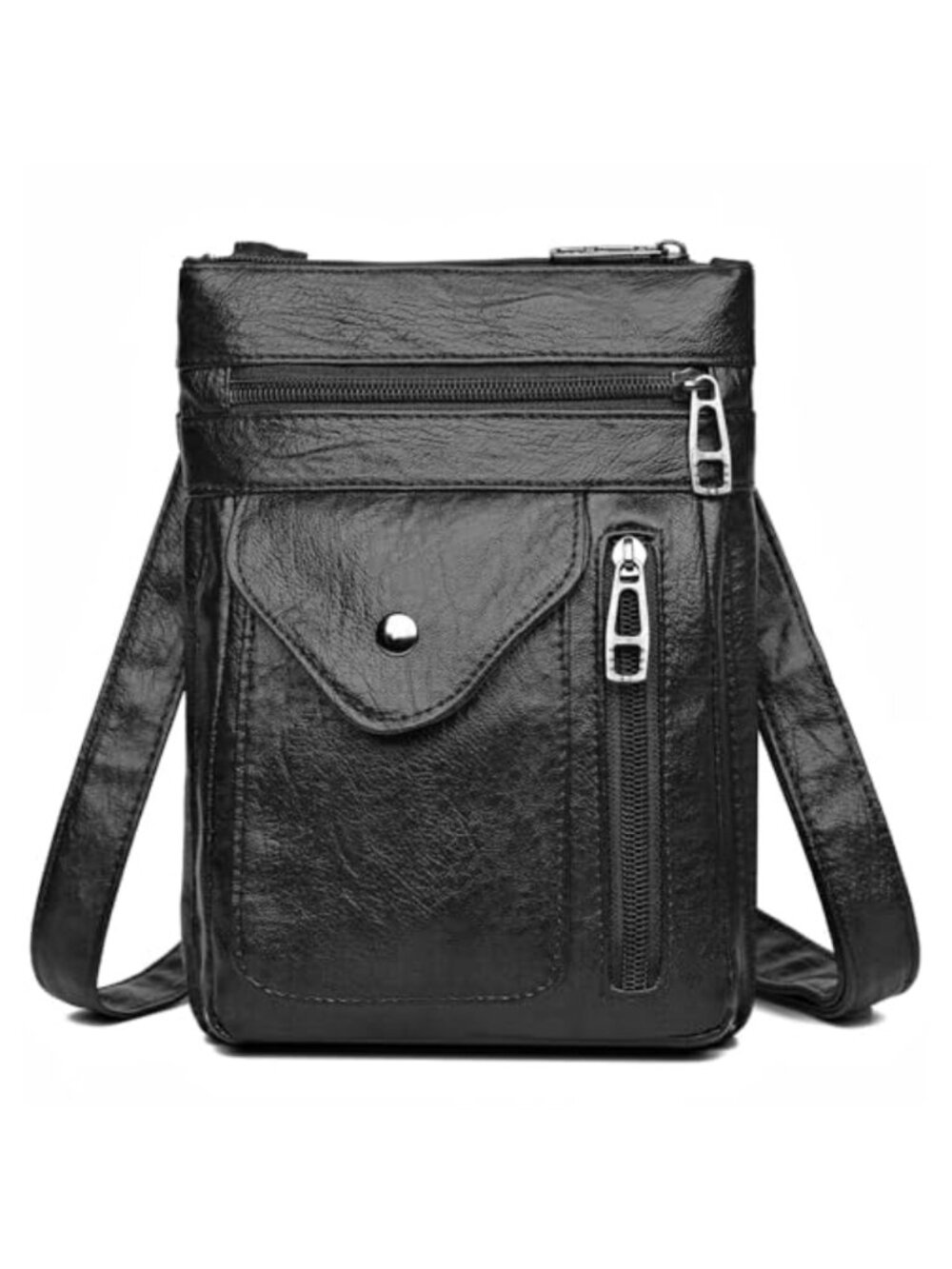 Small Crossbody Bag for Women PU Leather Cell Phone Purse Sling Wallet